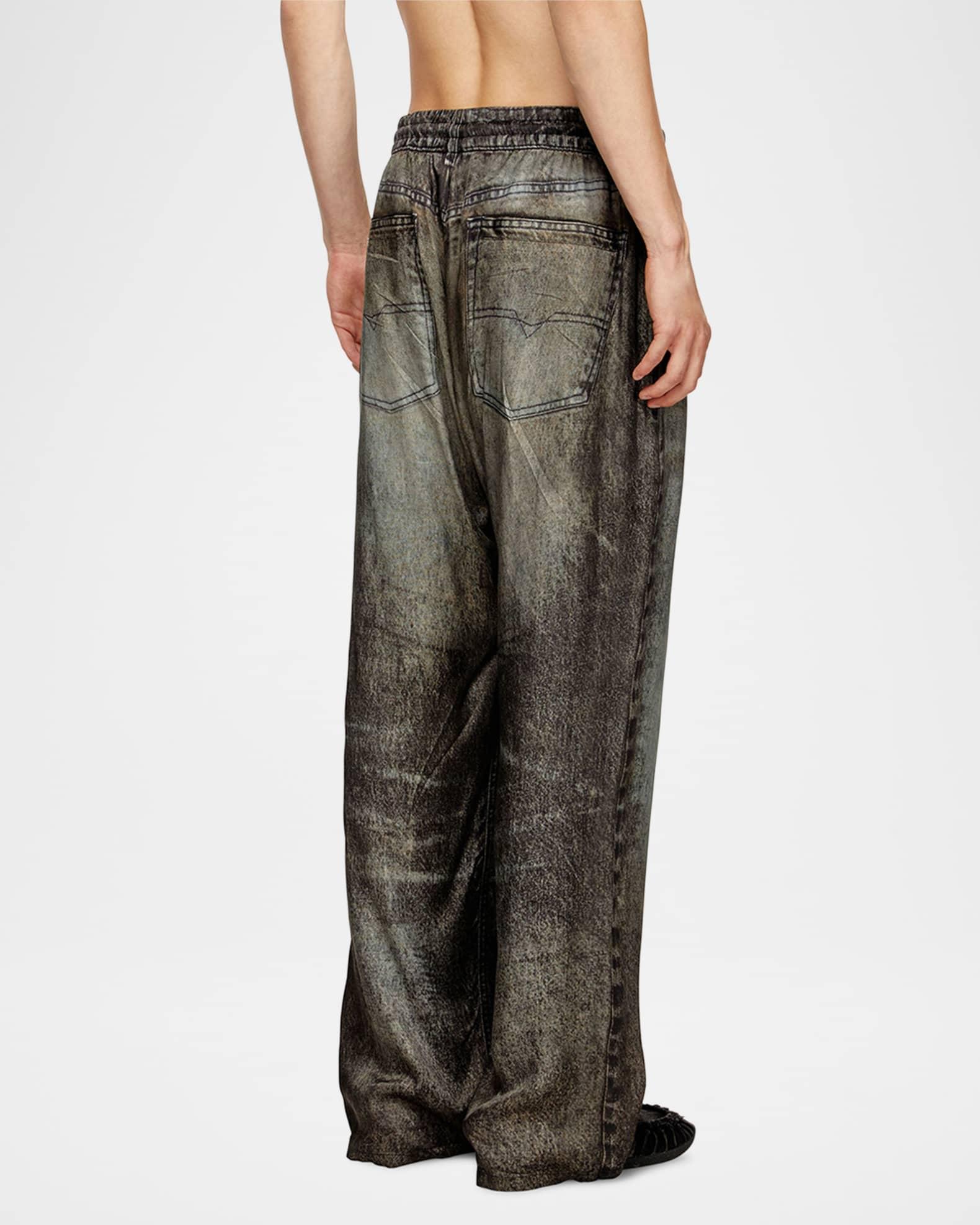 Men's P-Theck-LKCT Viscose Five-Pocket Pants Product Image