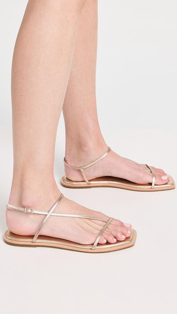 KAANAS Alayta Square Toe Naked Sandals | Shopbop Product Image