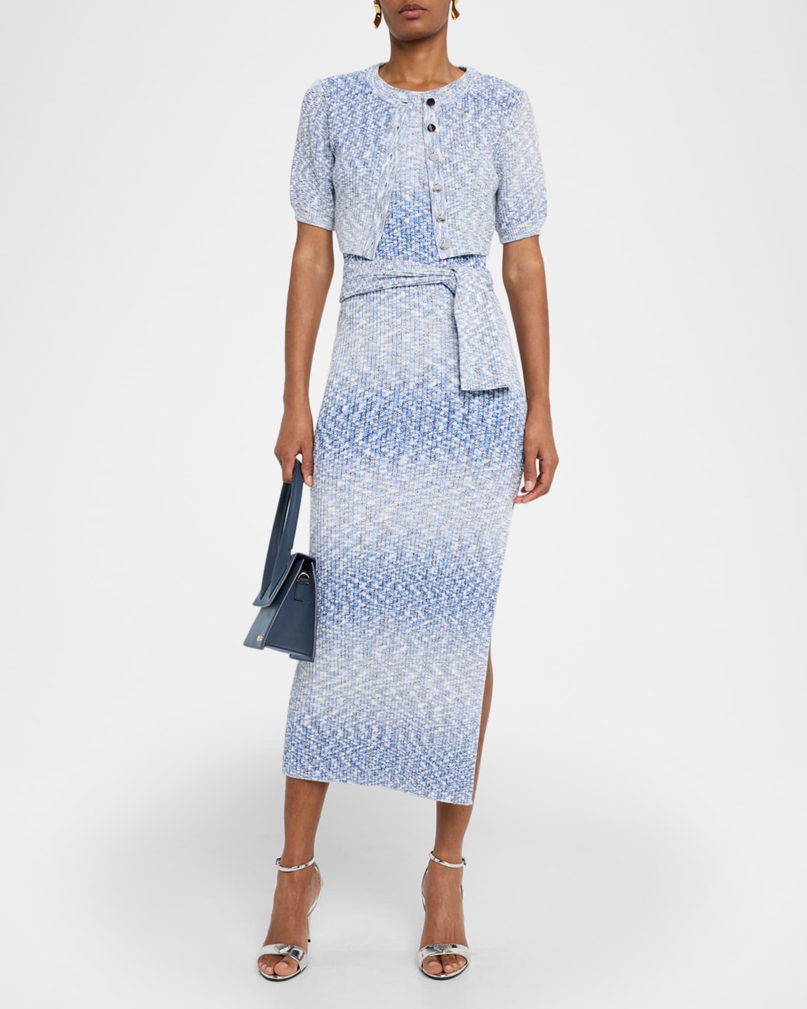 Christy Cropped Short-Sleeve Cardigan Product Image