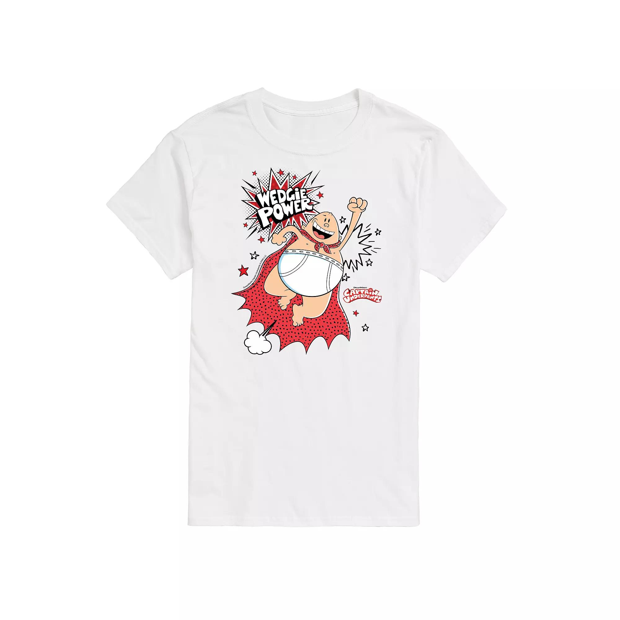 Men's Captain Underpants Wedgie Power Graphic Tee,  Product Image