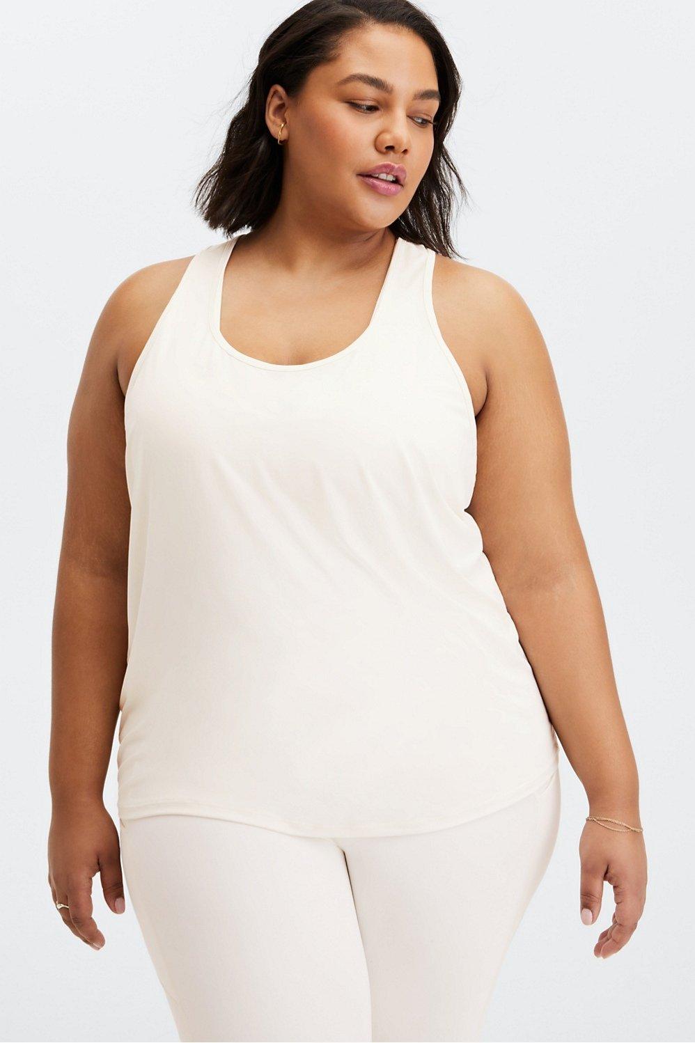 Fabletics Phoenix Lite Racerback Tank Womens white Size S Product Image