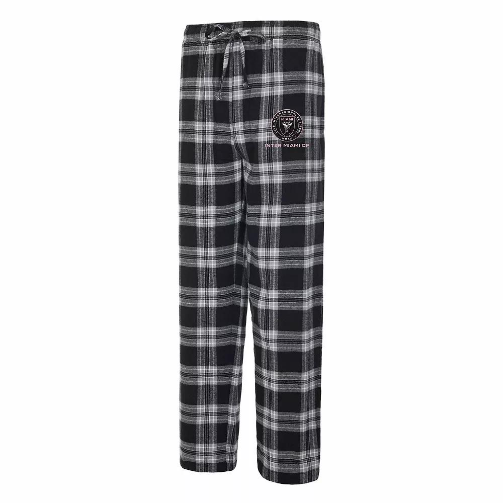 Women's Concepts Sport Black Inter Miami CF Mainstay Flannel Pants, Size: XL, Mls Black Product Image