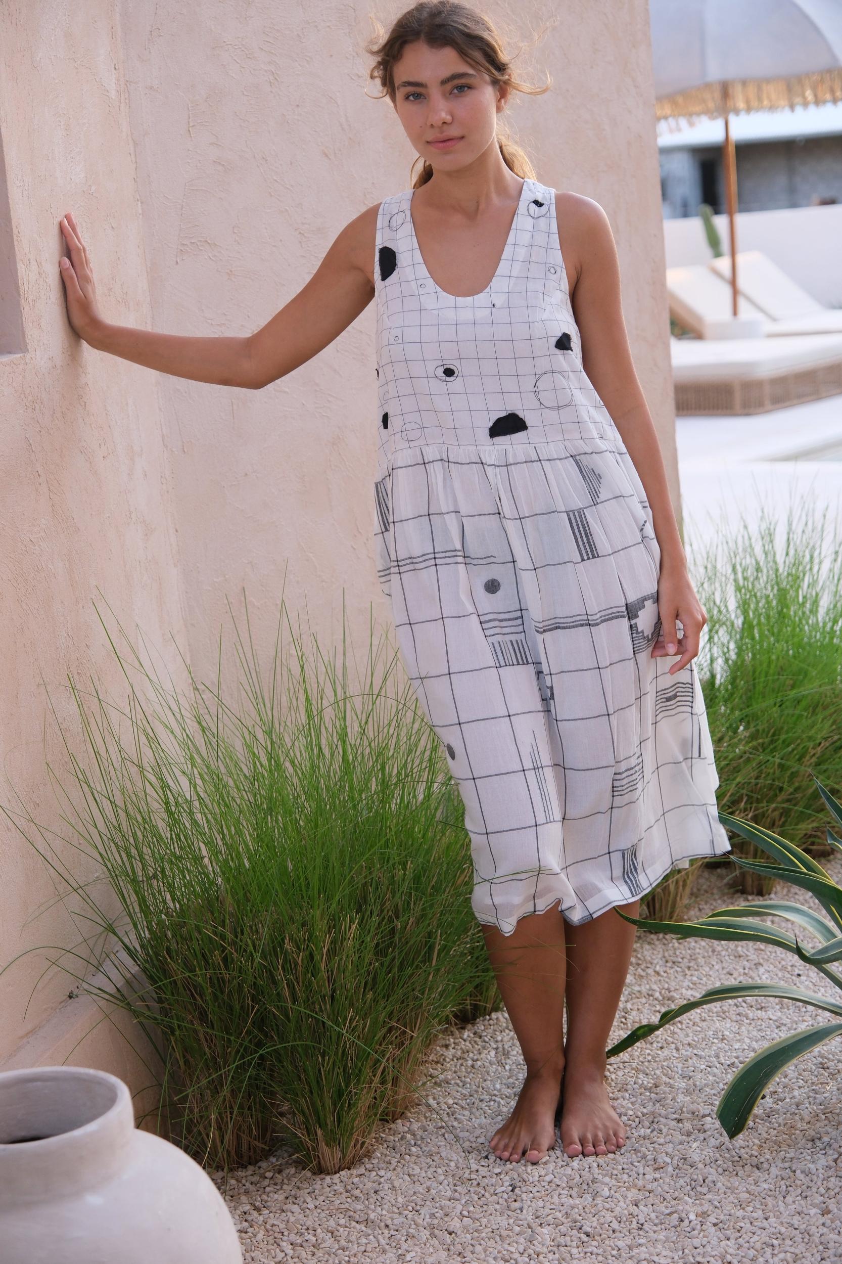 The Joan Check Dress Product Image