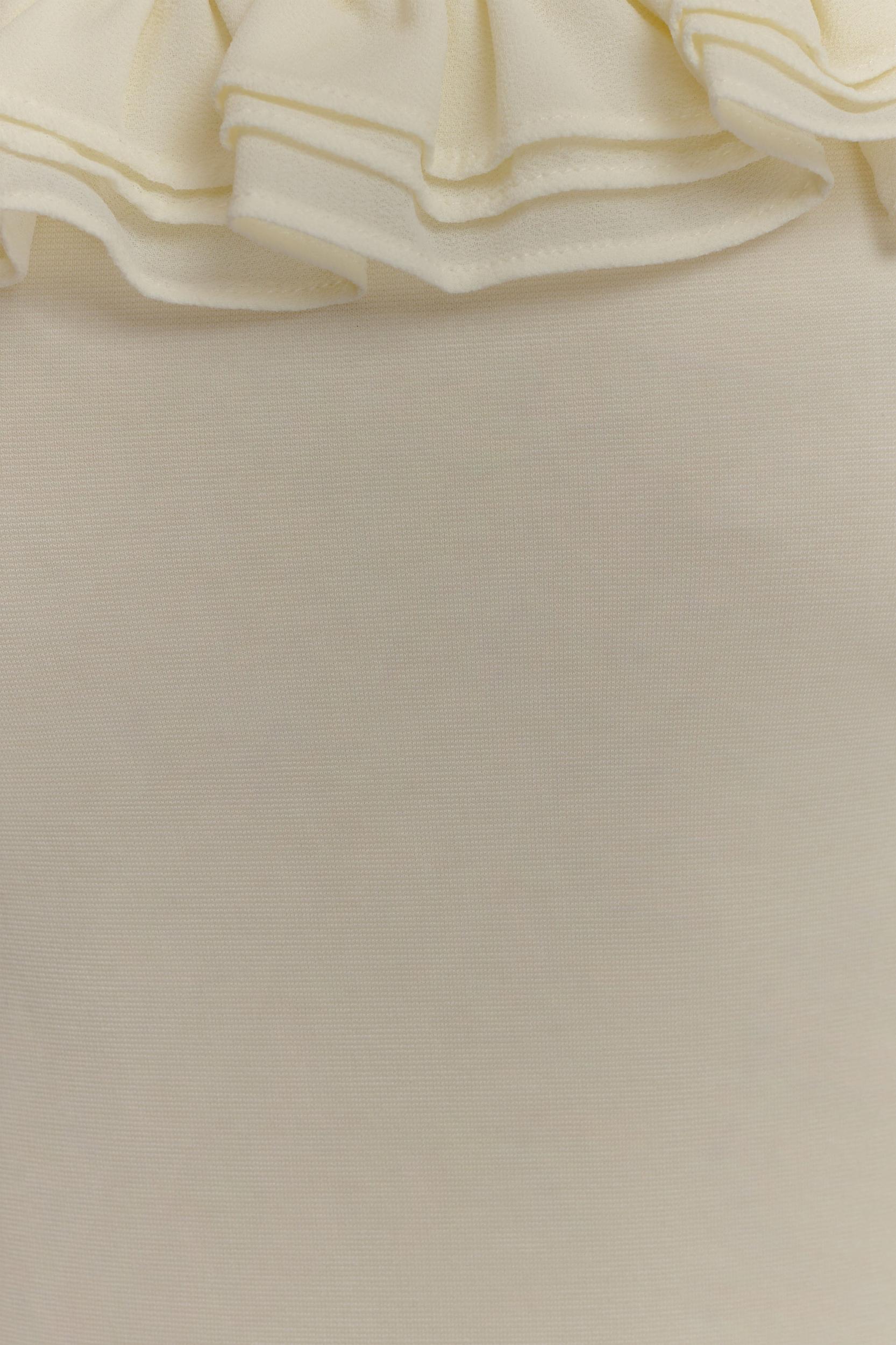 Nova Ruffle Off Shoulder Maxi Dress - Ivory Product Image