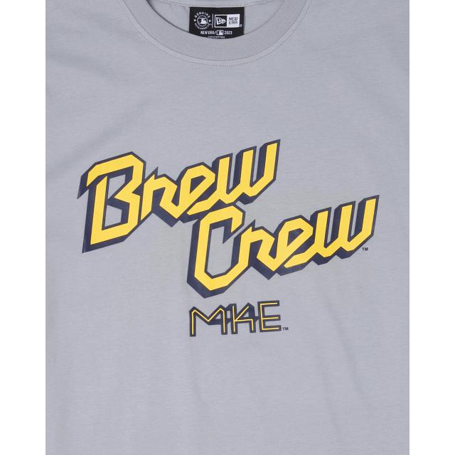 Milwaukee Brewers City Connect Gray T-Shirt Male Product Image