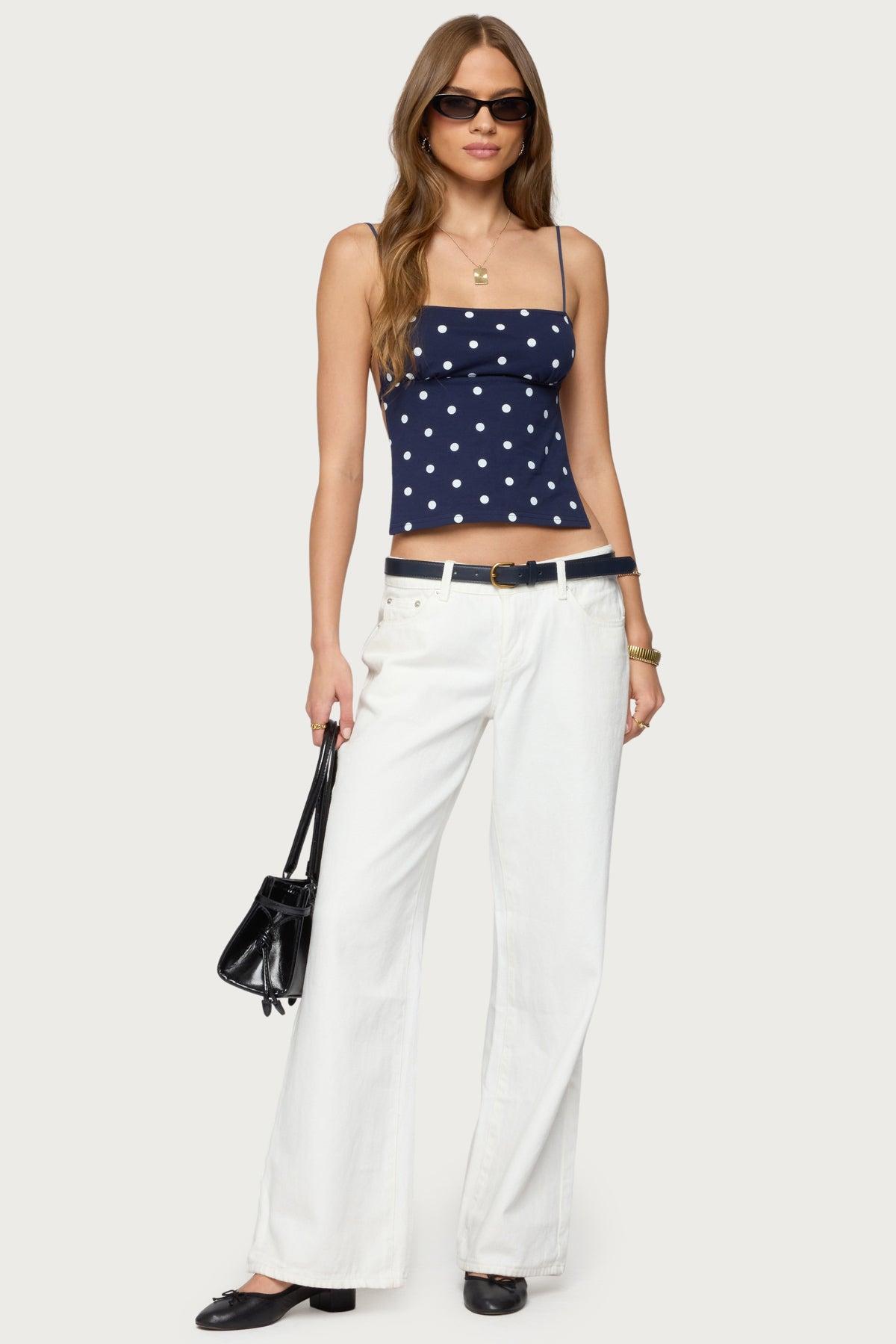 Jinx Polka Dot Open-Back Top Product Image