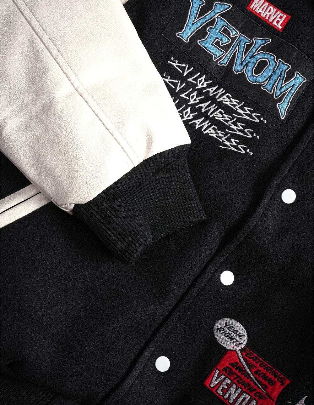 CVLA x Venom Breakout Mens Varsity Jacket - BLK/WHT Product Image