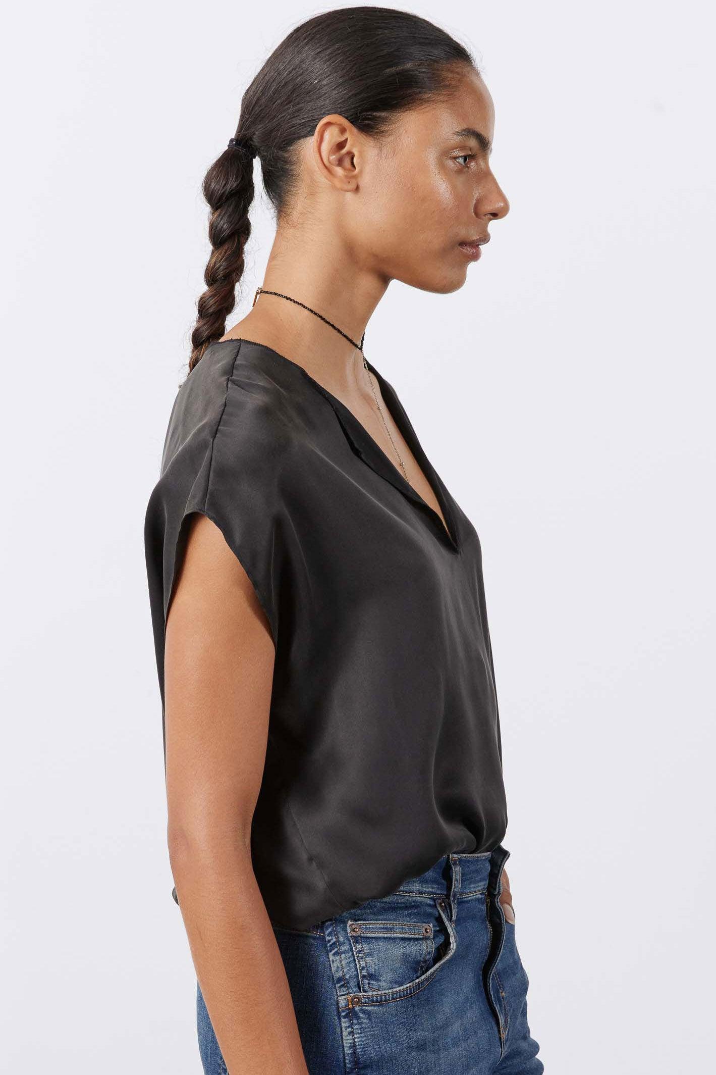 The All Day Washable Silk Top Product Image