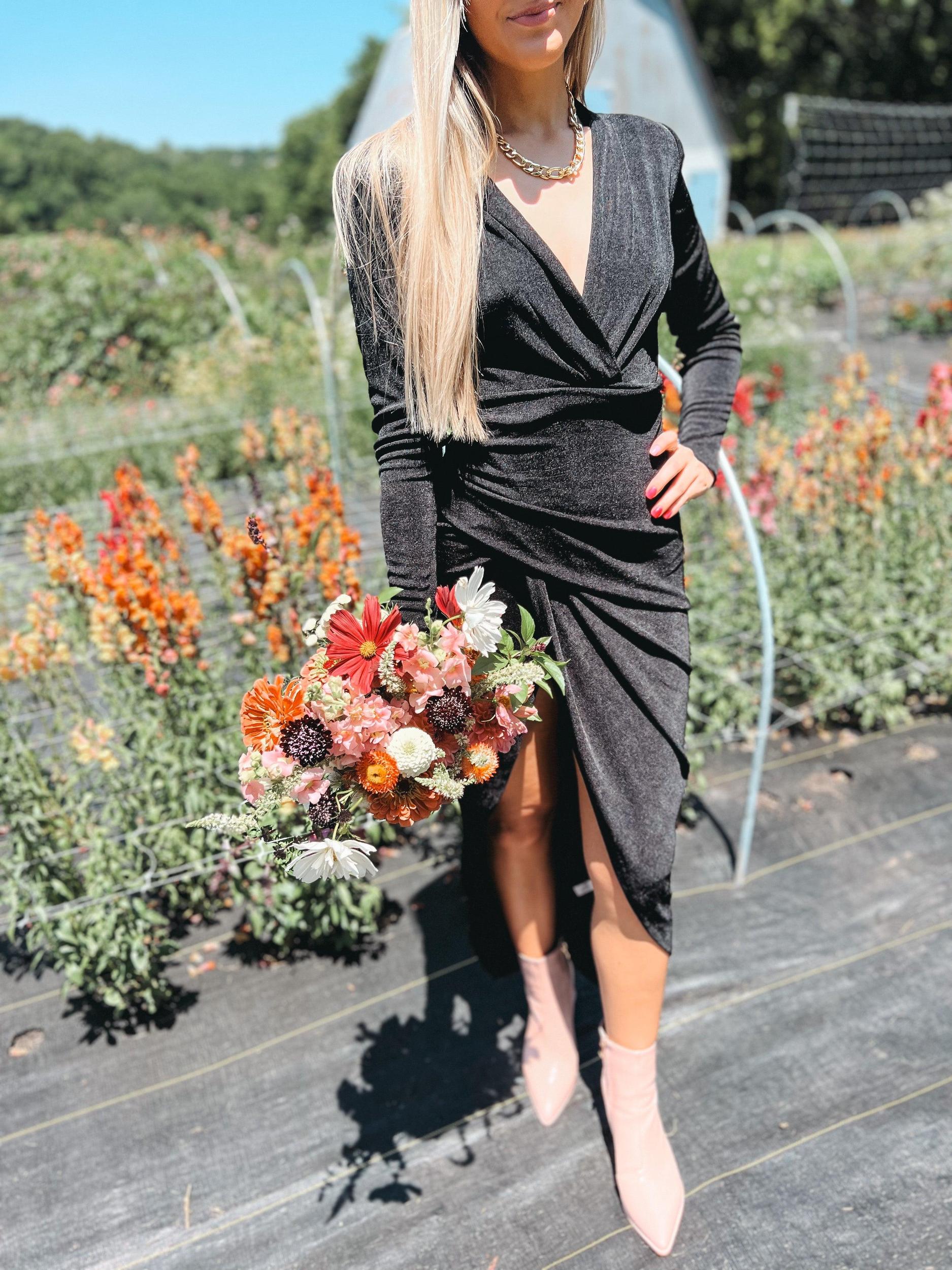 Slinky Slink Asymmetrical Dress Product Image