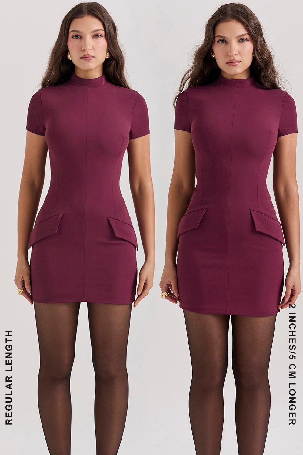 Alia  mulberry mini dress Product Image