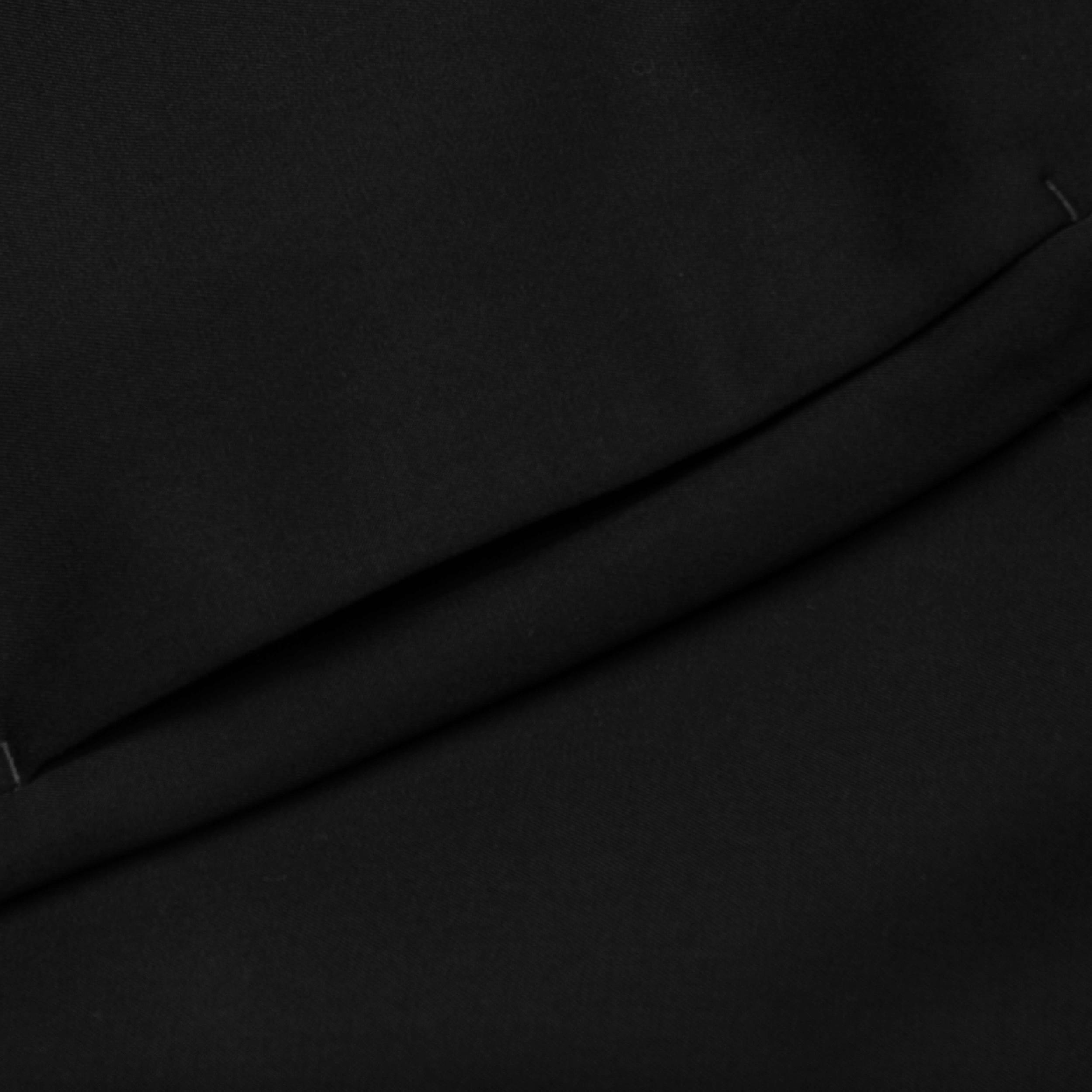 Straight Leg Wool Trouser - Black Male Product Image