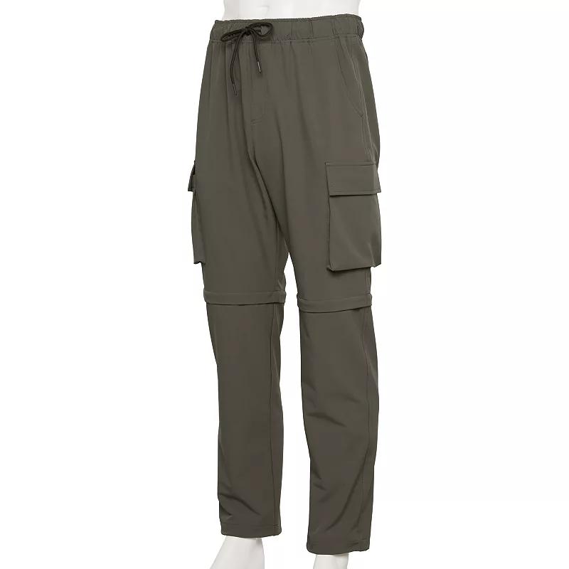 Men's Hollywood Jeans Zip Off Cargo Joggers, Size: Large, Black Product Image