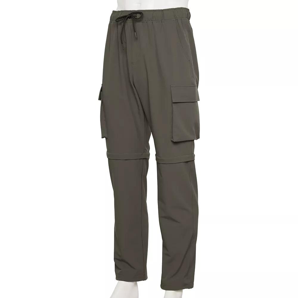 Men's Hollywood Jeans Zip Off Cargo Joggers, Size: Large, Black Product Image