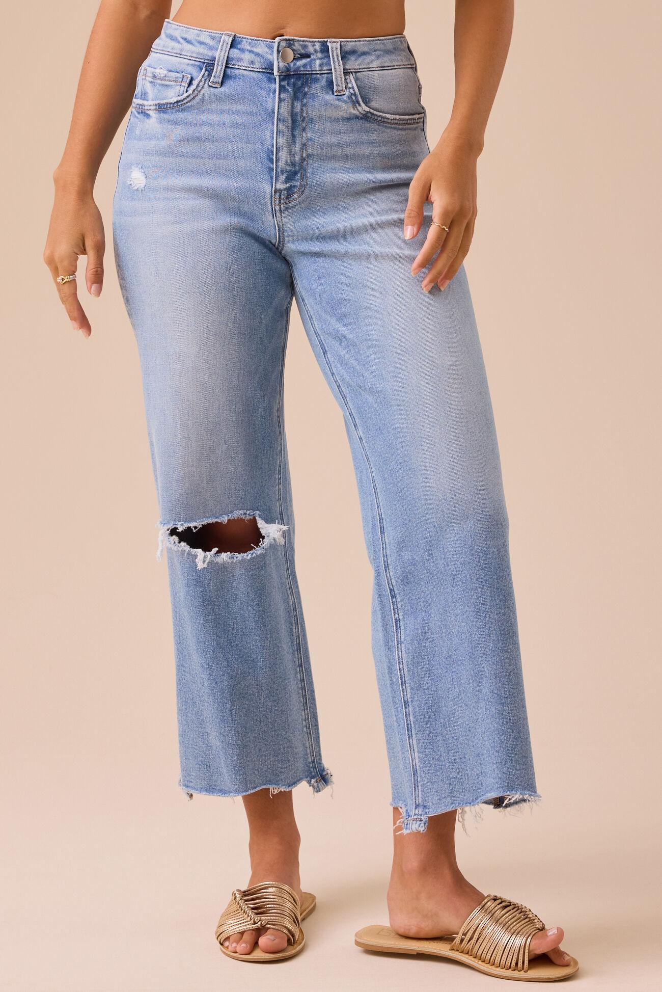 Eli Wide-Leg Jeans Product Image
