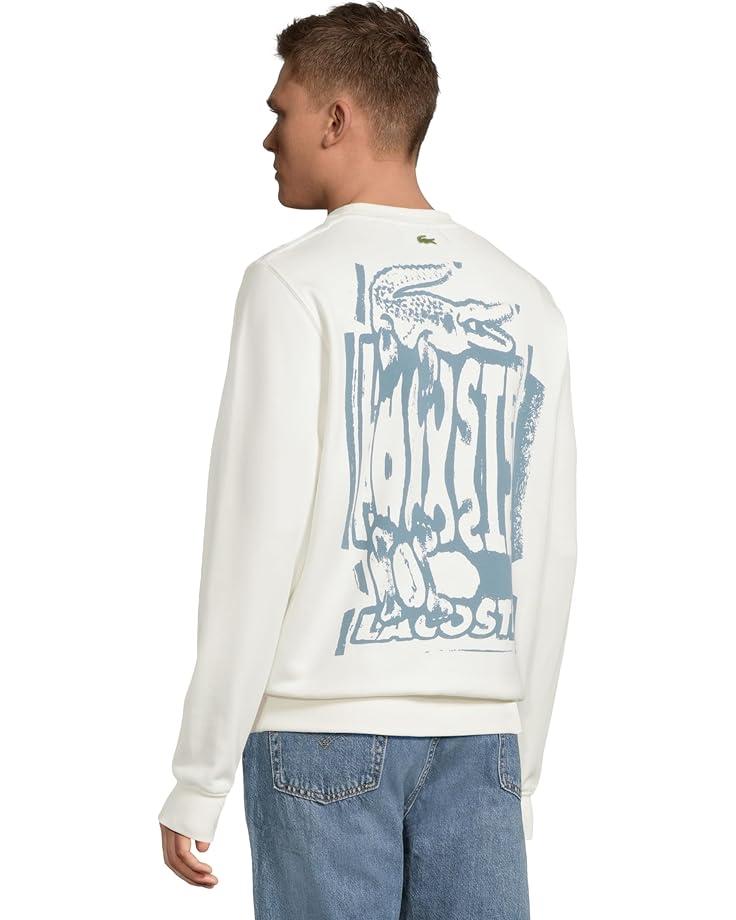 Crocodile Print Crew Neck Sweatshirt Product Image