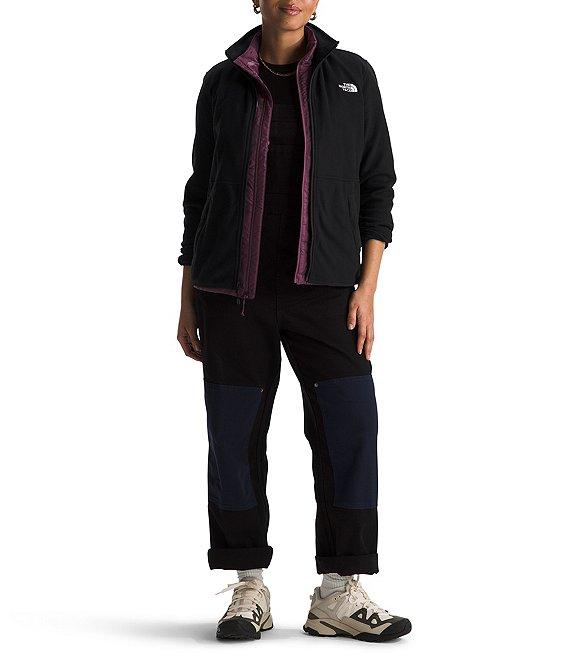 The North Face Glacier Lightweight Fleece Stand Collar Long Sleeve Front Zip Jacket Product Image