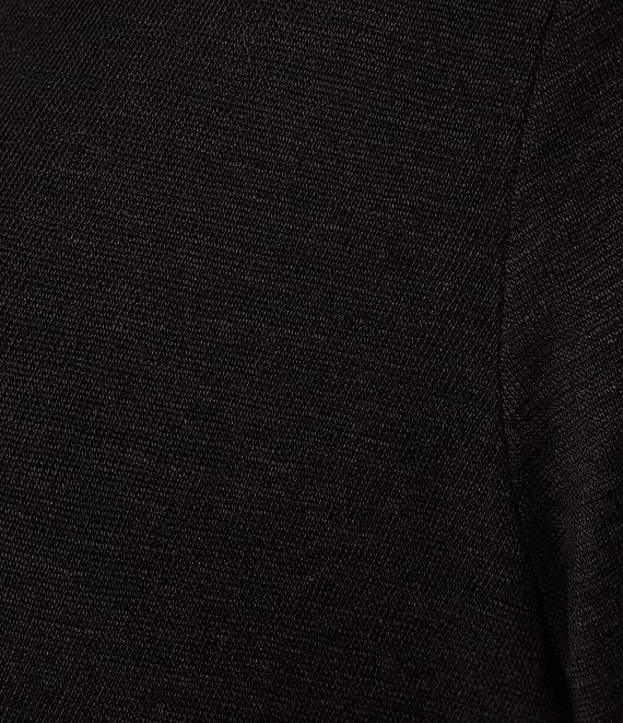 Eileen Fisher Linen Jersey Round Neck Long Sleeve Top Product Image