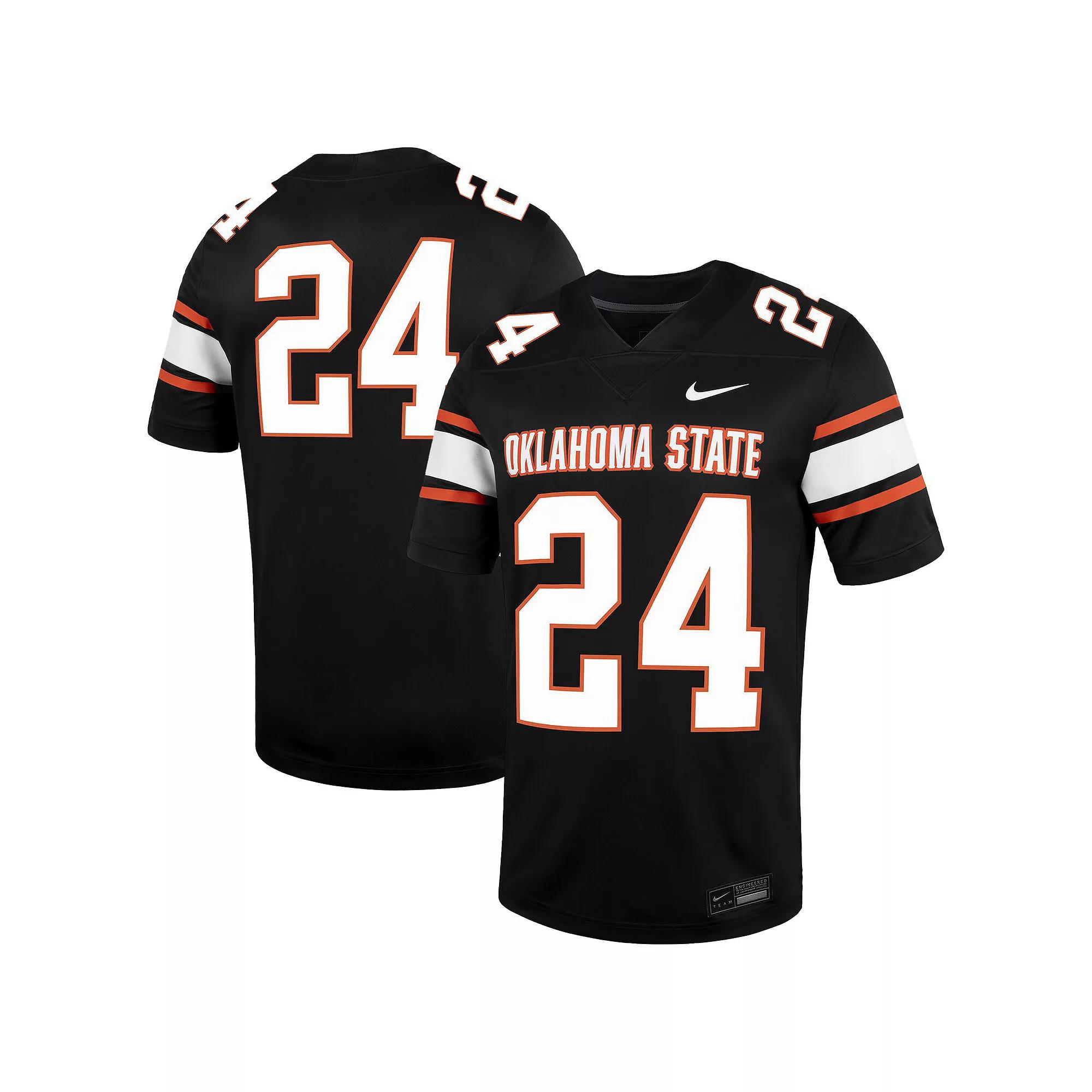 Men's Nike #24 Black Oklahoma State Cowboys Untouchable Football Jersey, Size: 3XL Product Image