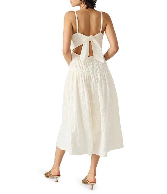 Steve Madden Toby Square Neck Sleeveless Midi Dress Product Image