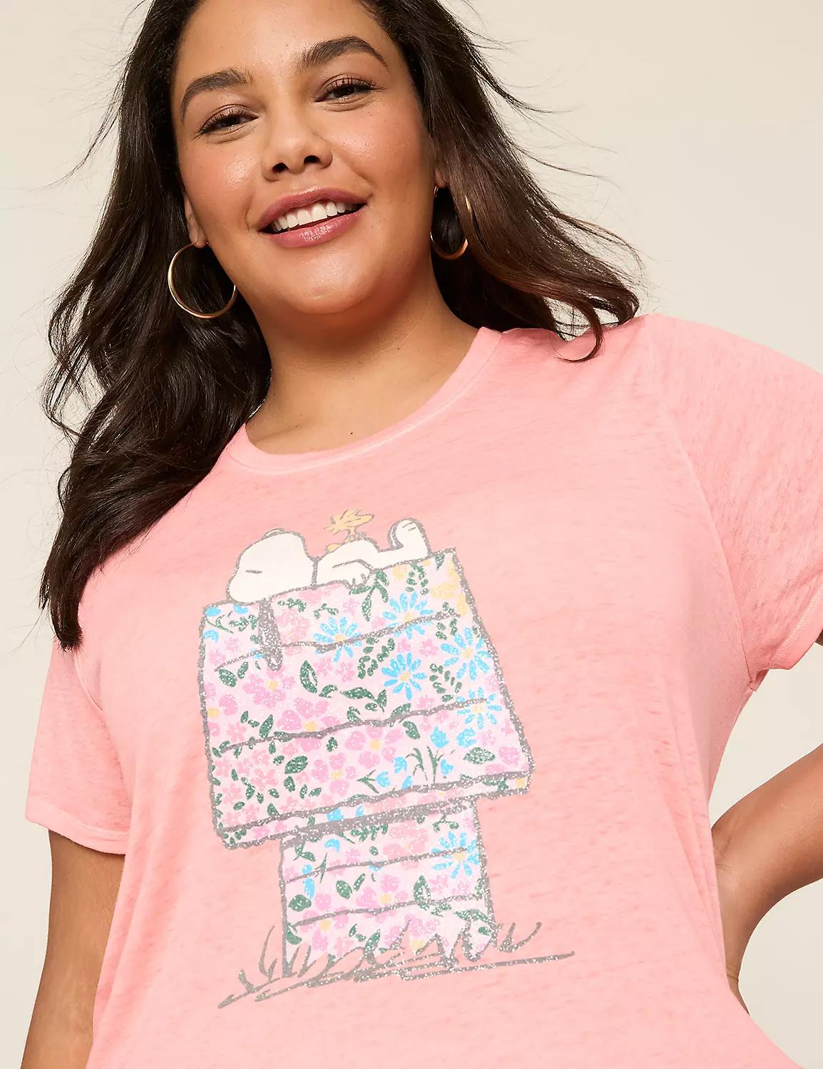 Glitter Snoopy House Graphic Tee Product Image