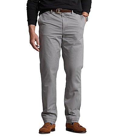 Polo Ralph Lauren Big  Tall Classic-Fit Flat-Front Stretch Chino Pants Product Image