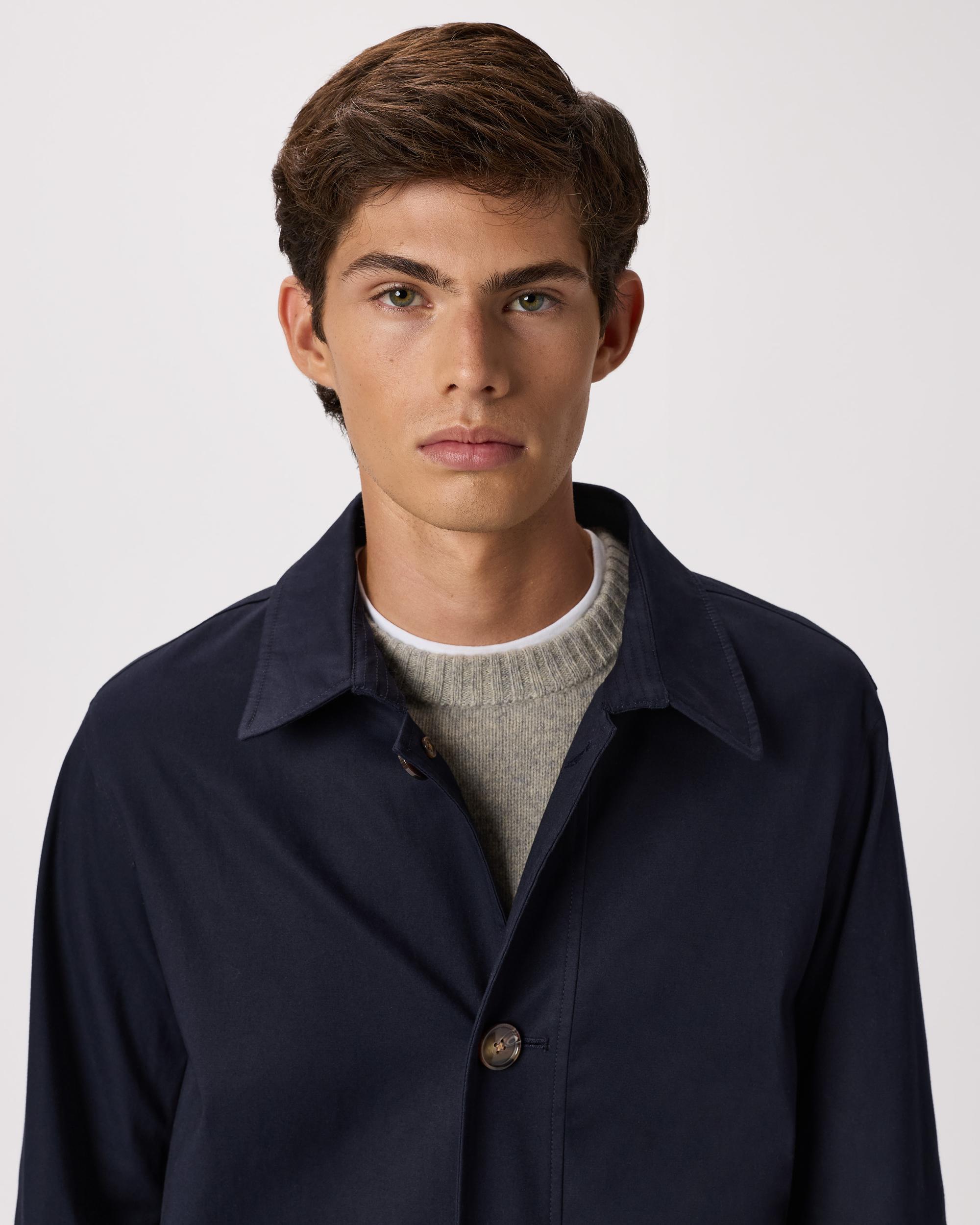 Quince | Men's Comfort Stretch Trench Coat Size XL, Organic Cotton Product Image
