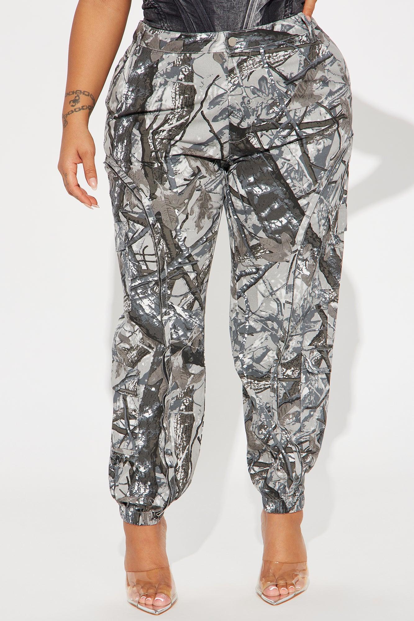 Had You Fooled Camo Jogger Pant - Grey/combo Product Image