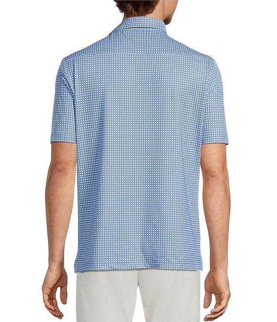 Hart Schaffner Marx Luxury Performance Short Sleeve Micro Floral Print Coat Front Shirt Product Image