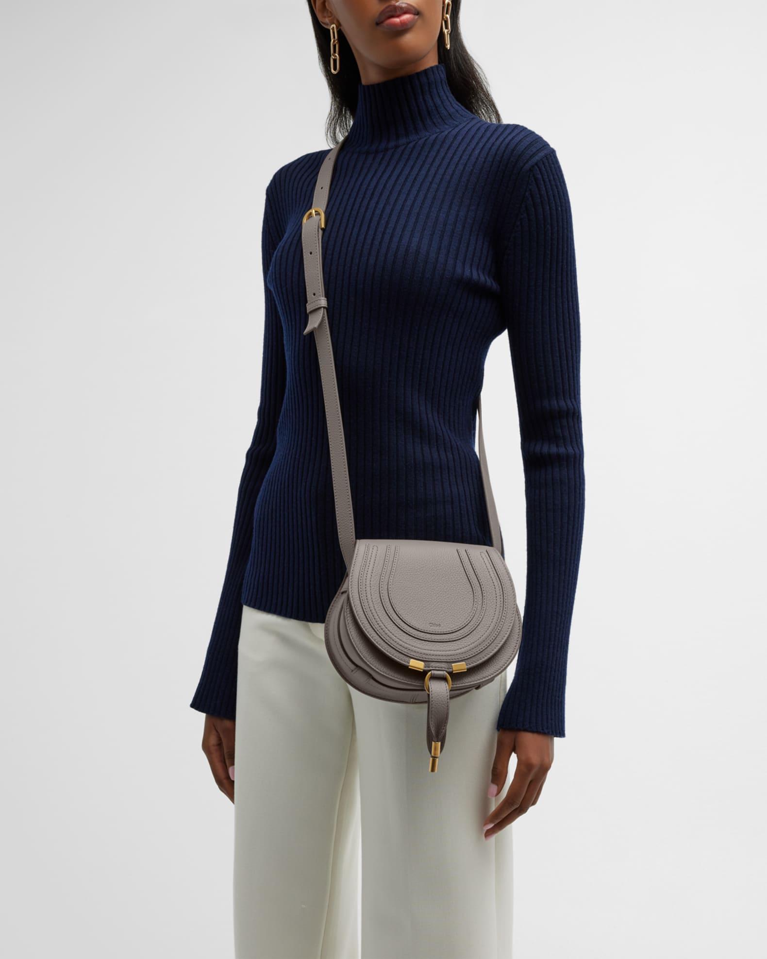 Marcie Small Crossbody Bag in Grained Calfskin Product Image