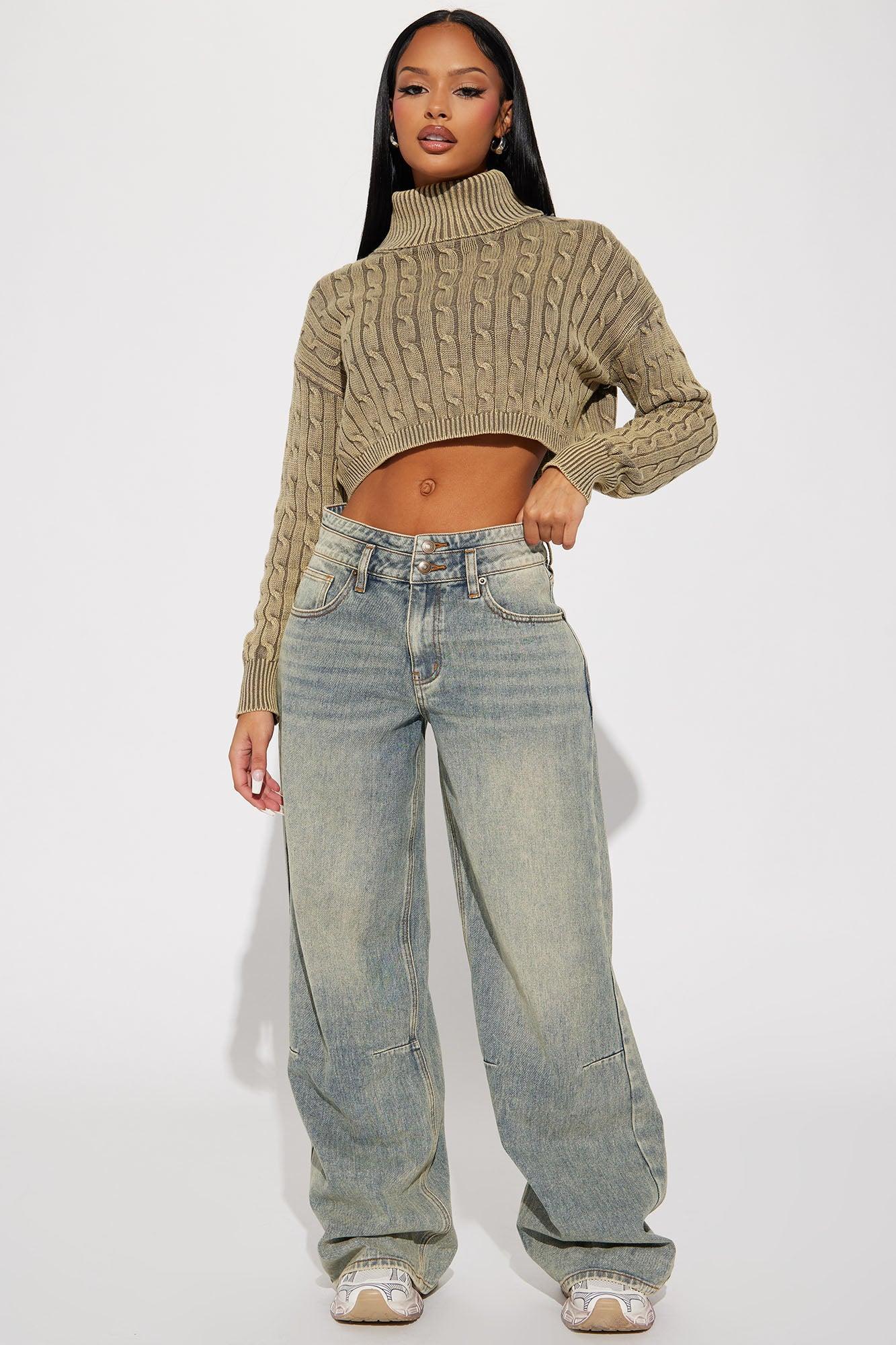 Artesia Tinted Baggy Non Stretch Jeans - Light Wash Product Image
