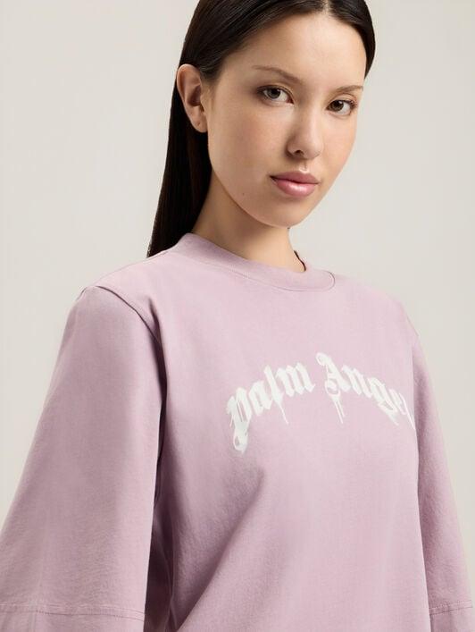 Curved Logo Boxy T-Shirt Product Image