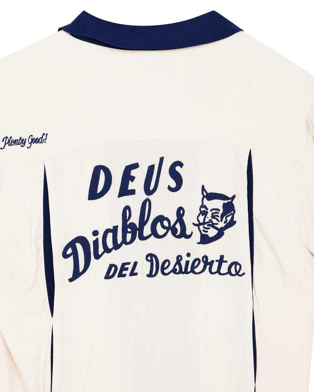 Diablo Bowling Shirt - Dirty White Product Image