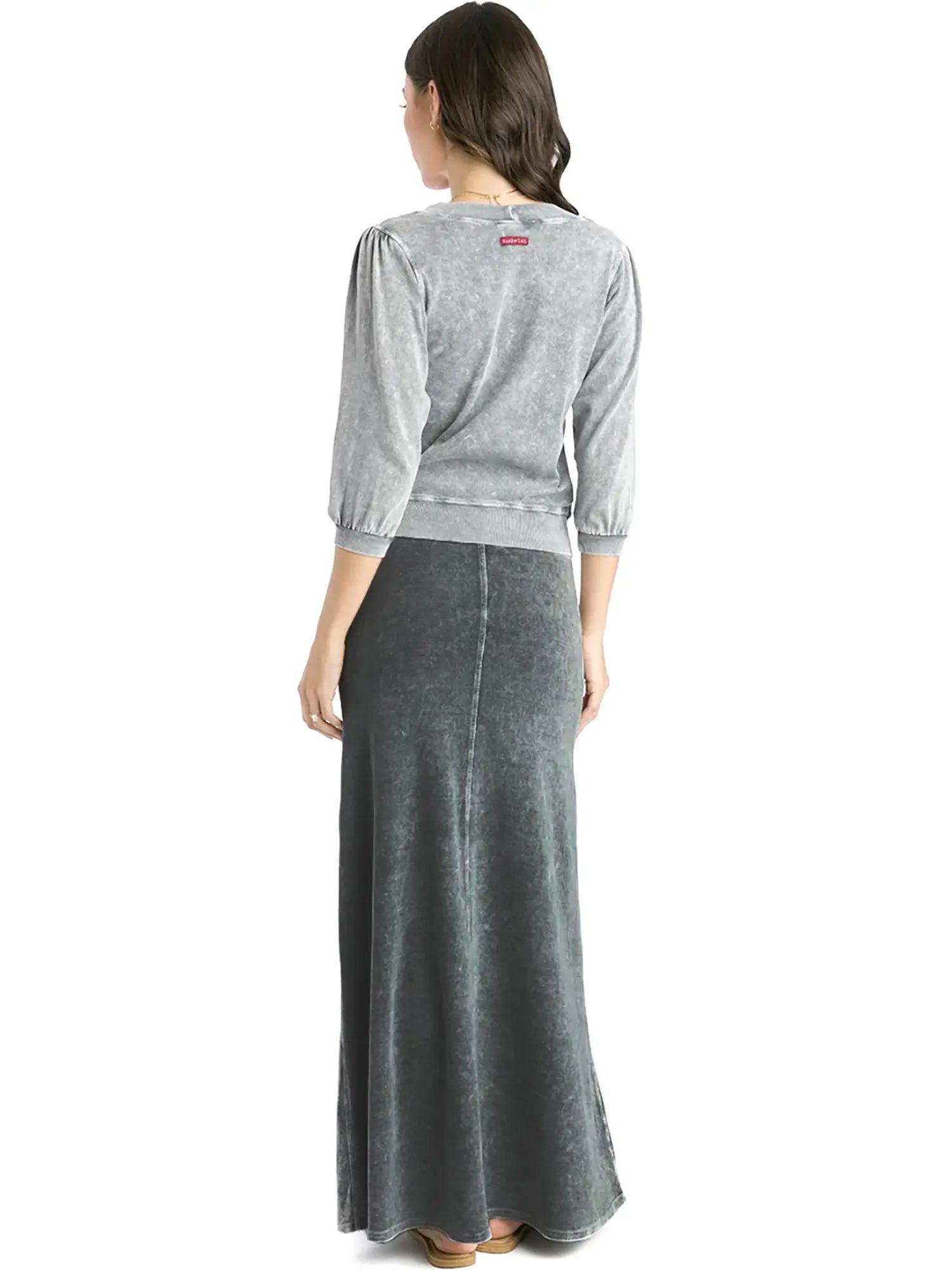 Hard Tail Flat Waist Sweep Skirt B-143 Product Image