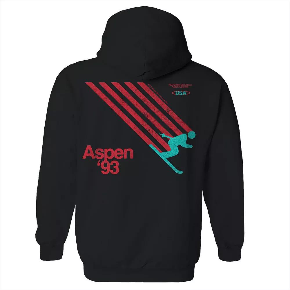 Men's Vail Black Graphic Hoodie, Adult Unisex,  Product Image