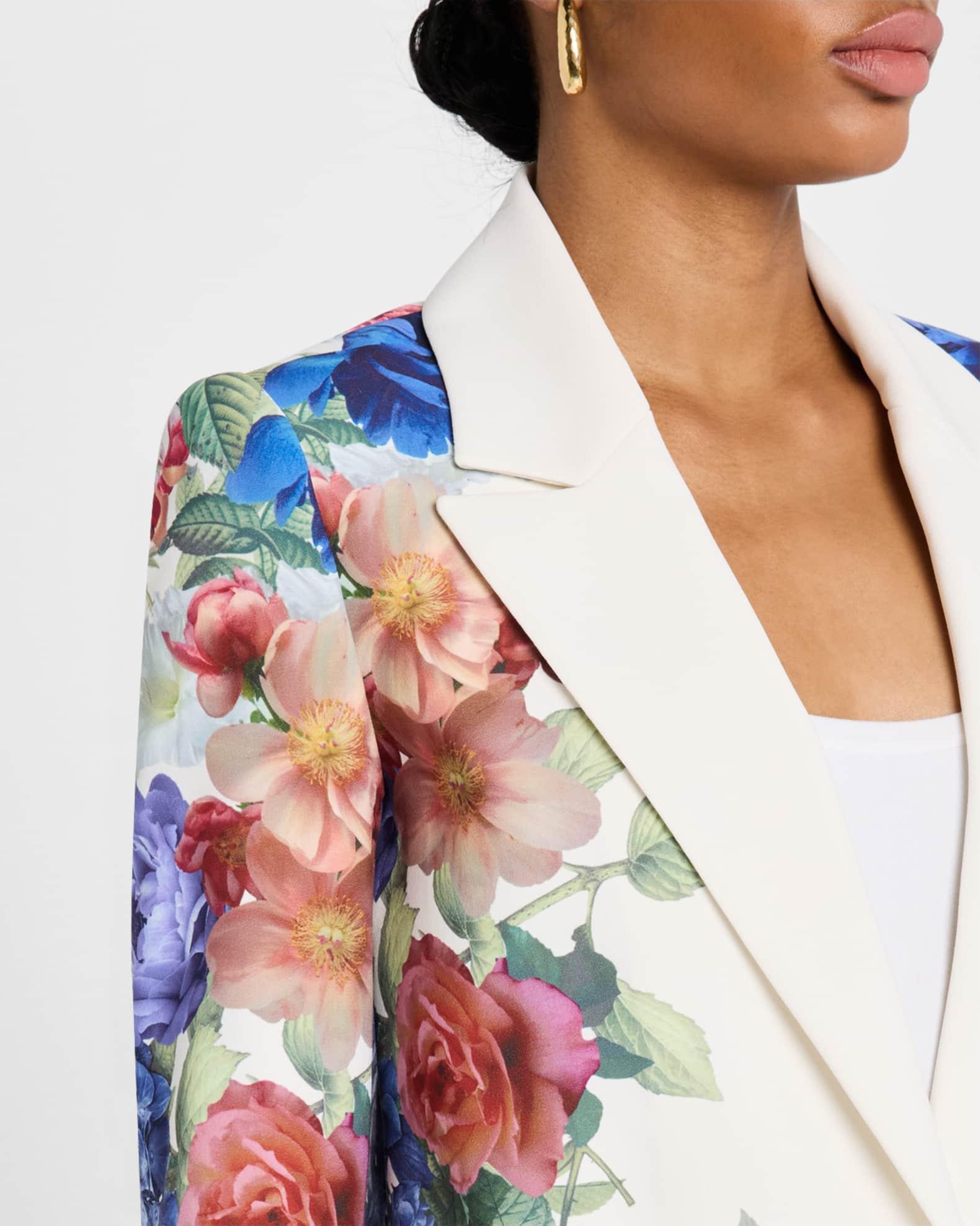 Denny Notch-Collar Boyfriend Blazer Product Image