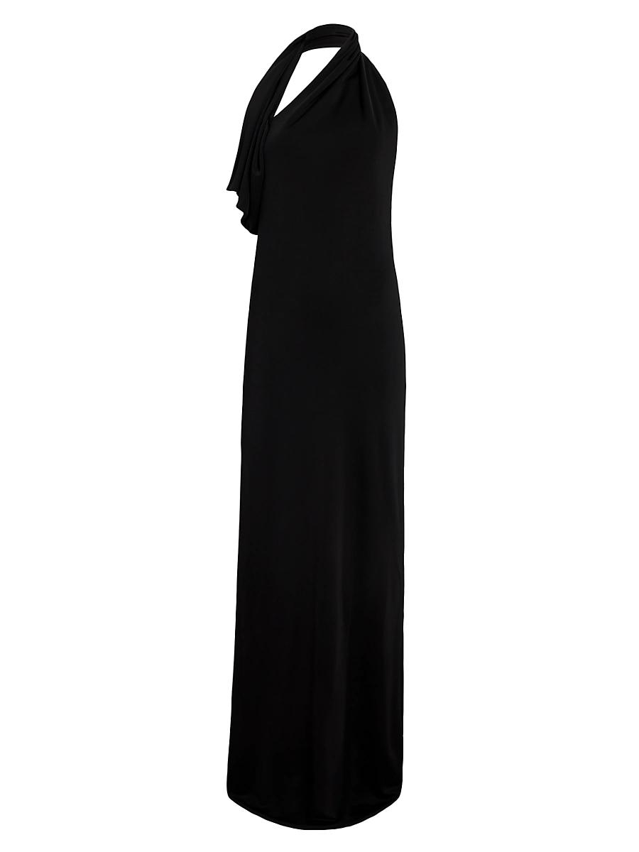 Womens Roza Draped Halter Gown Product Image