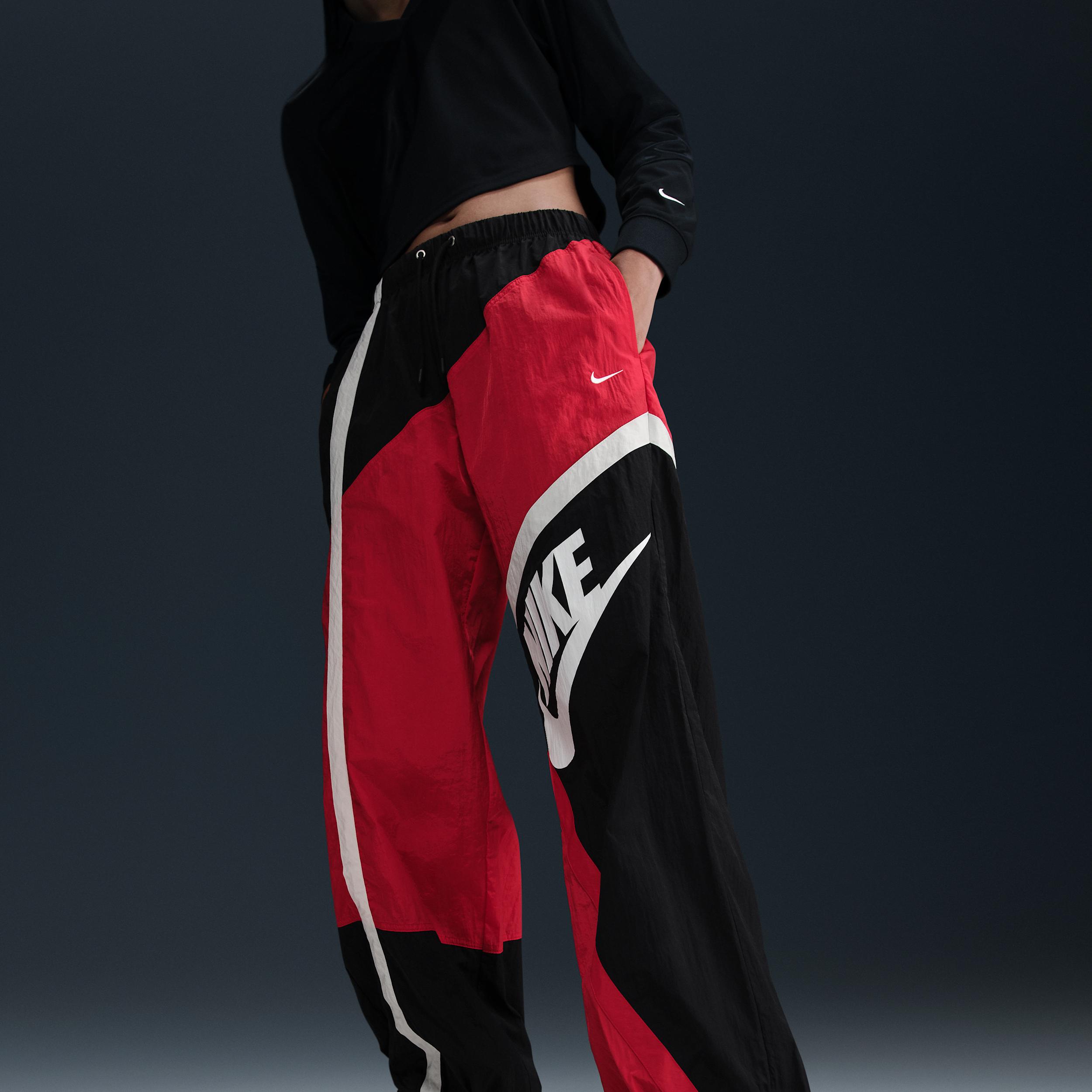 Nike Sportswear Women's Mid-Rise Loose Woven Open-Hem Pants Product Image