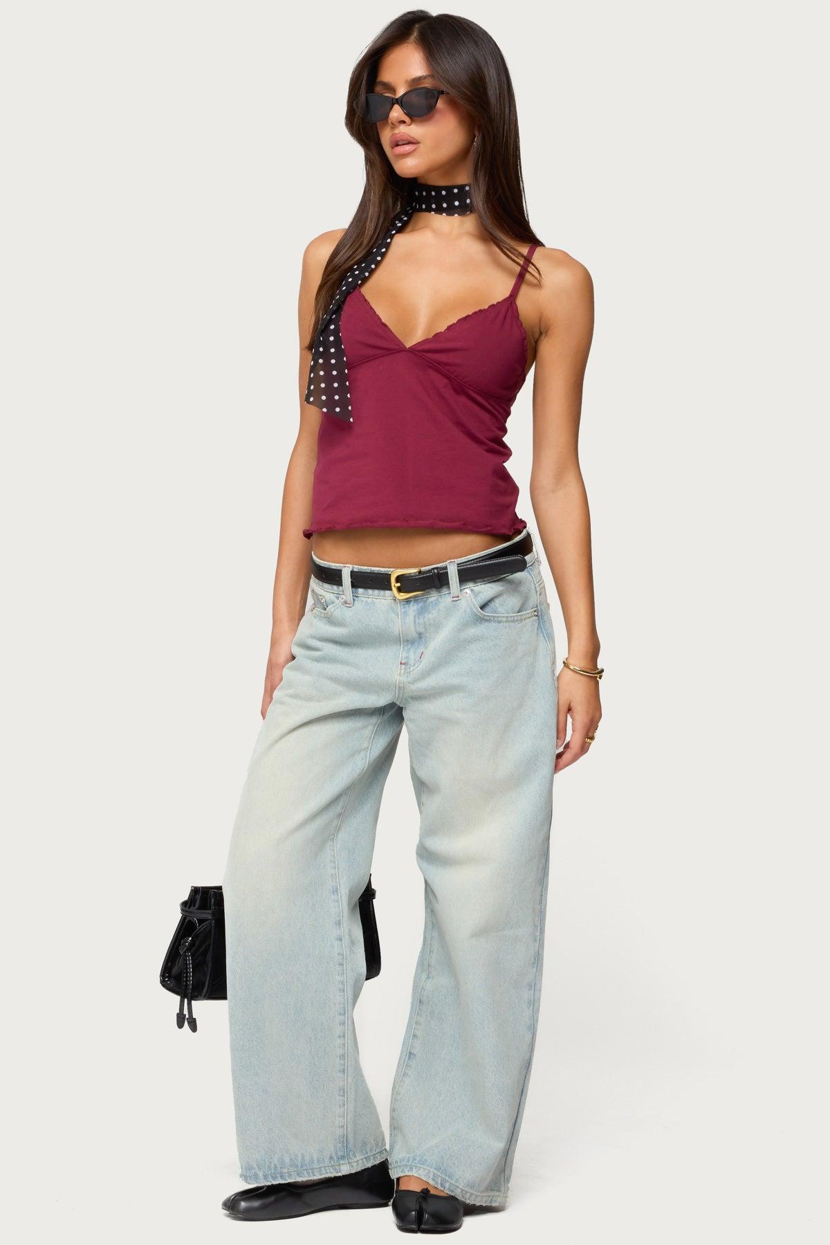 Petite Ace Low Rise Baggy Jeans Product Image