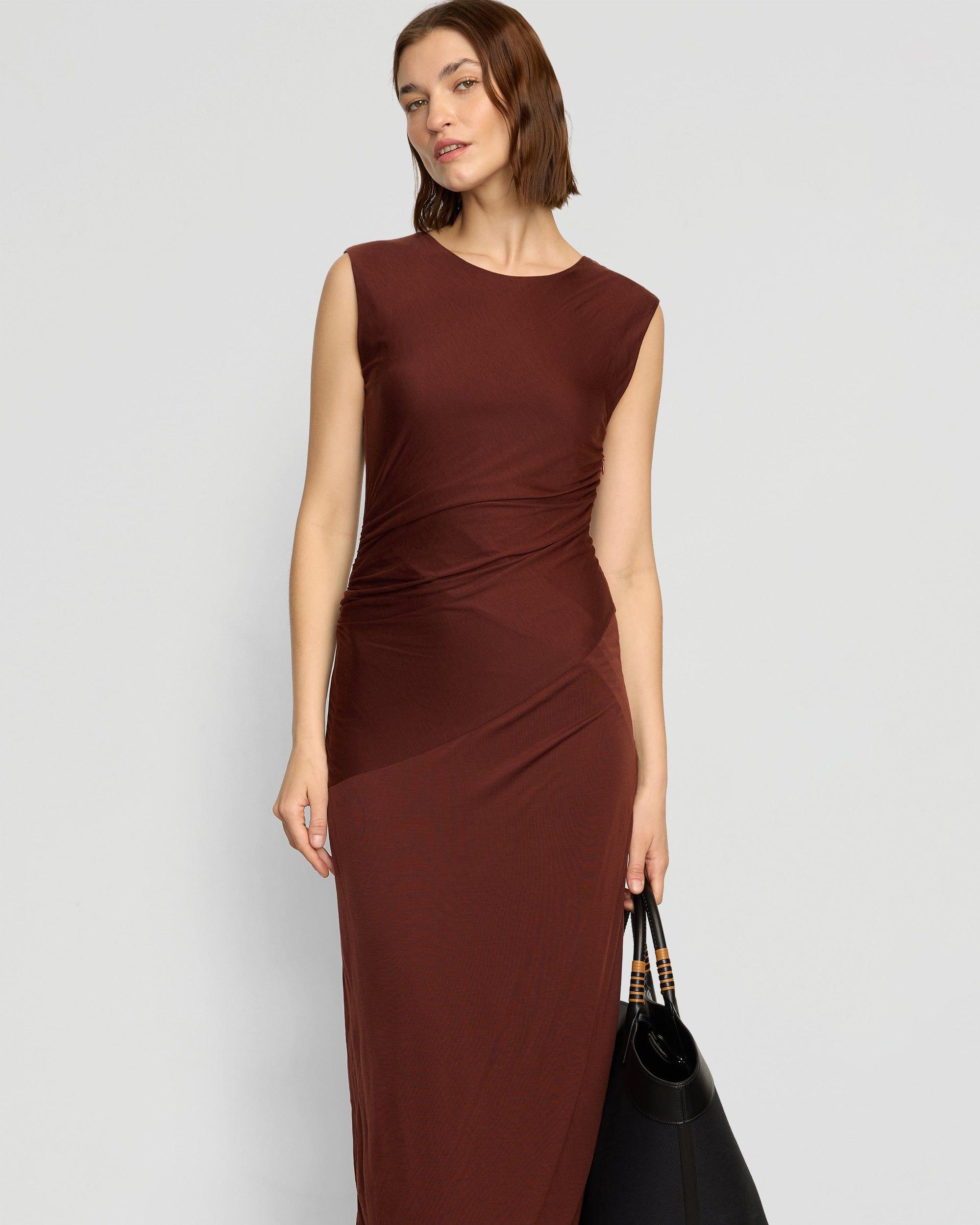 Rowena Twisted Tencel Jersey Dress Product Image