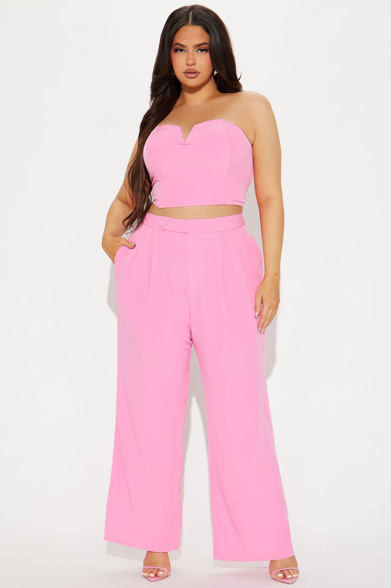 In Power Pant Set - Pink Product Image
