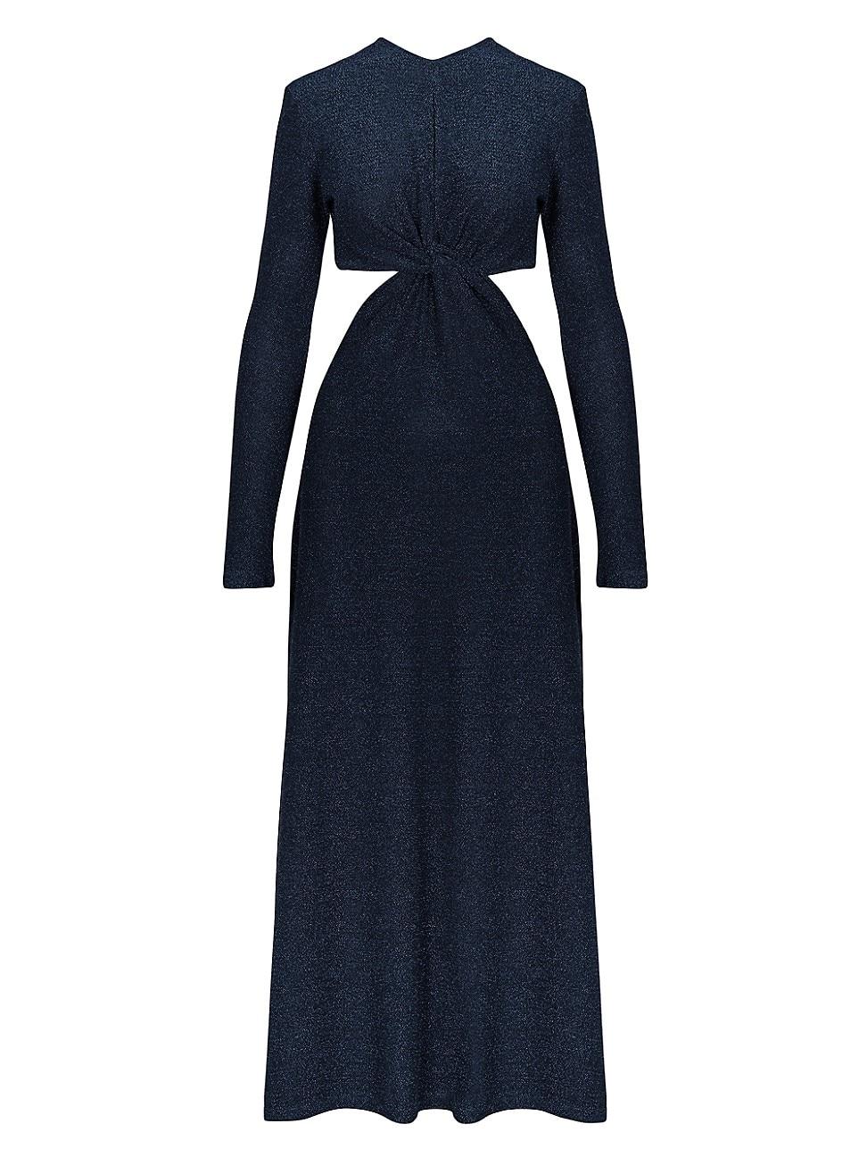 Womens Anouk Divine Dominion Metallic Jersey Ankle Dress Product Image