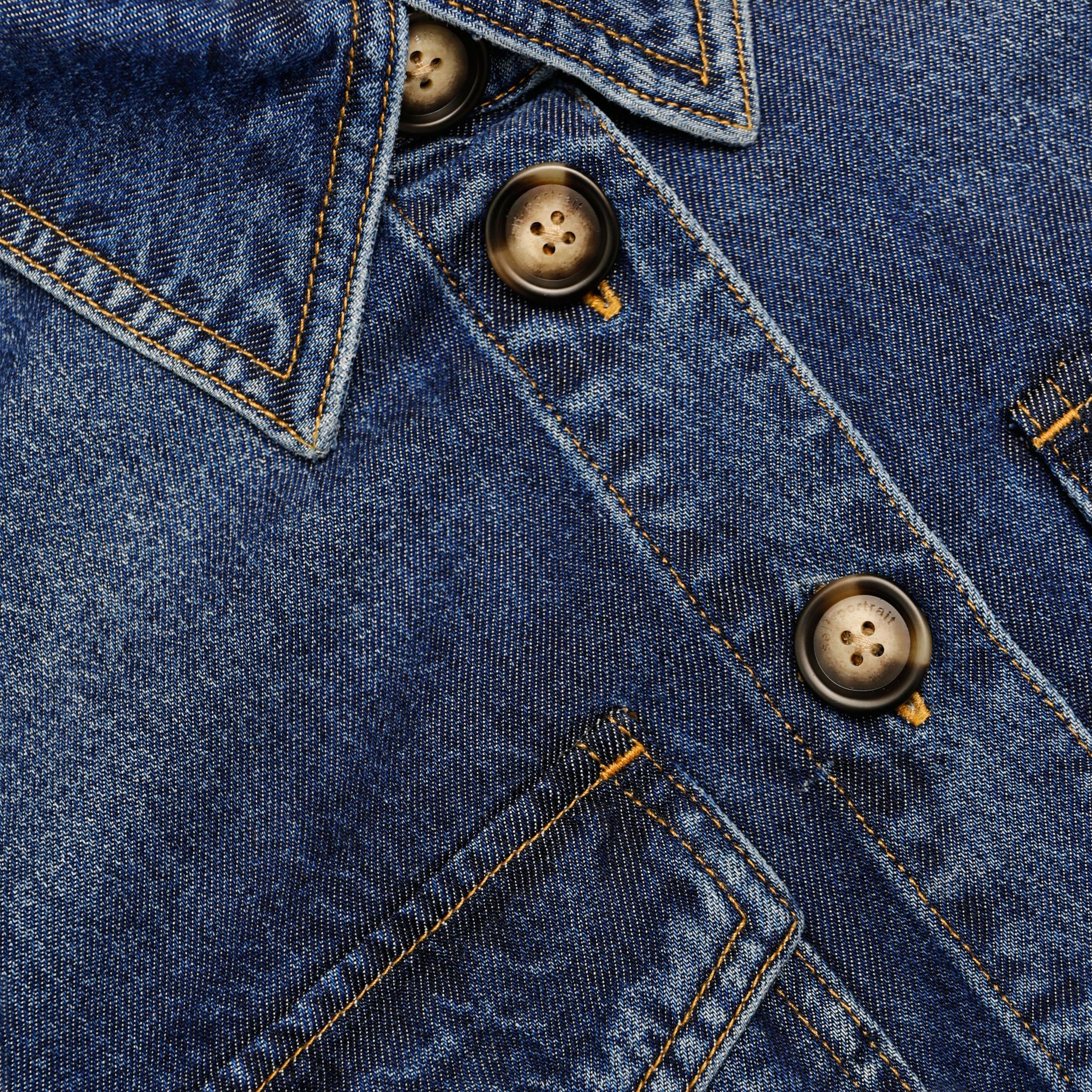 Denim Relaxed Fit Jumpsuit Product Image
