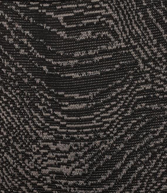 Ming Wang Coordinating Amica Jacquard Knit Above-The-Knee Pencil Skirt Product Image