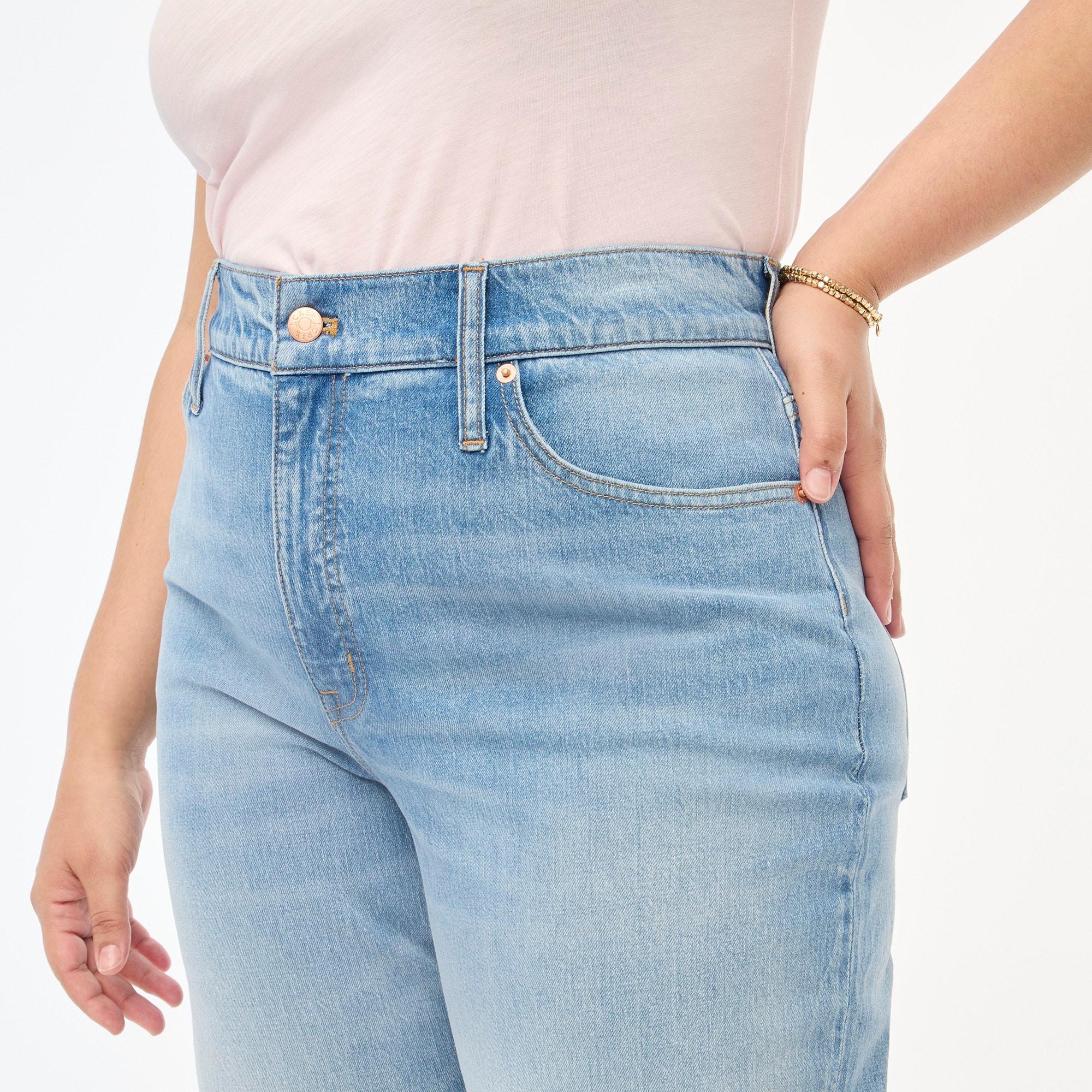Wide-leg cropped jean in all-day stretch Product Image