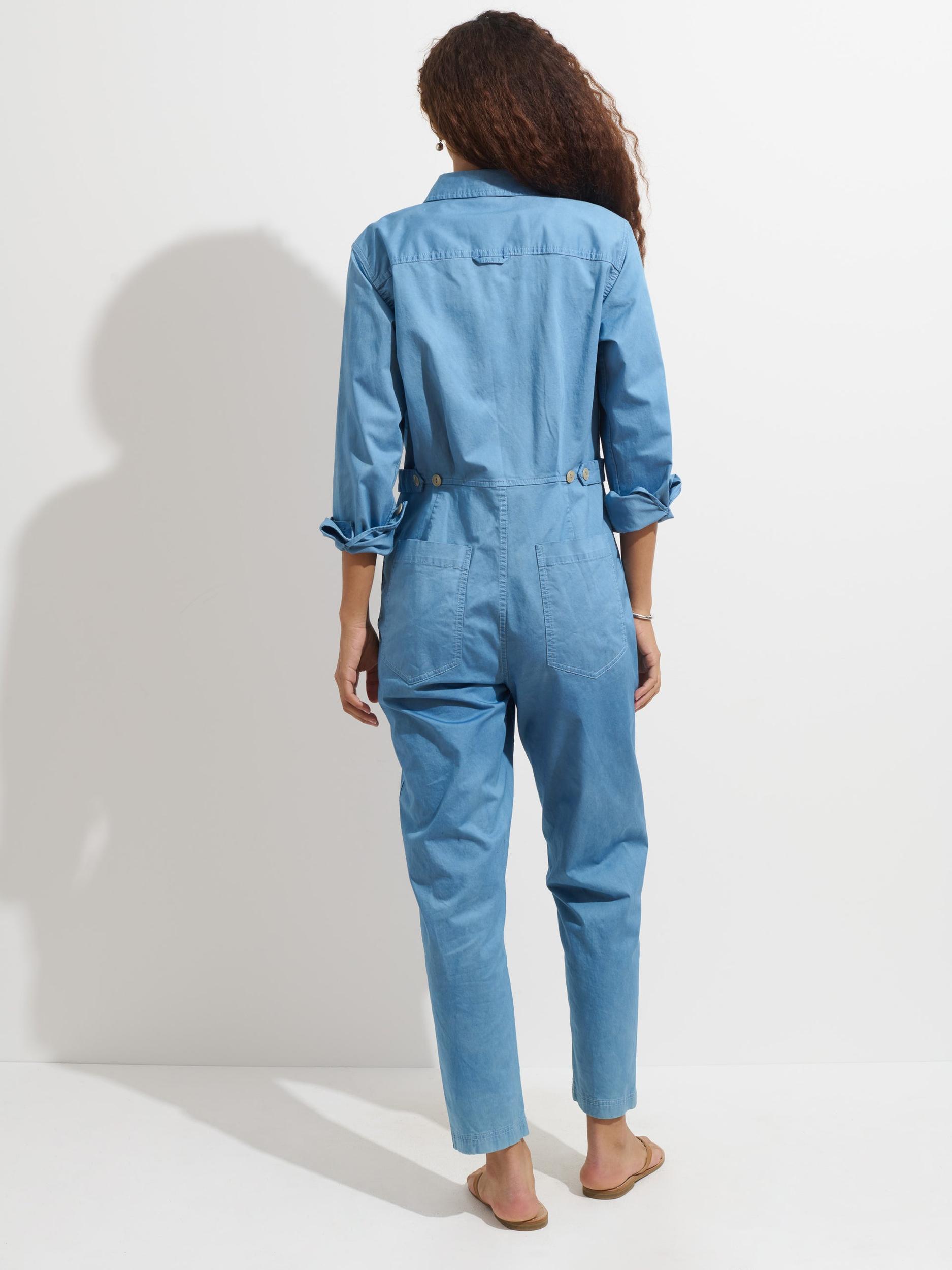 Standard Zip Jumpsuit In Botanical Dye Product Image