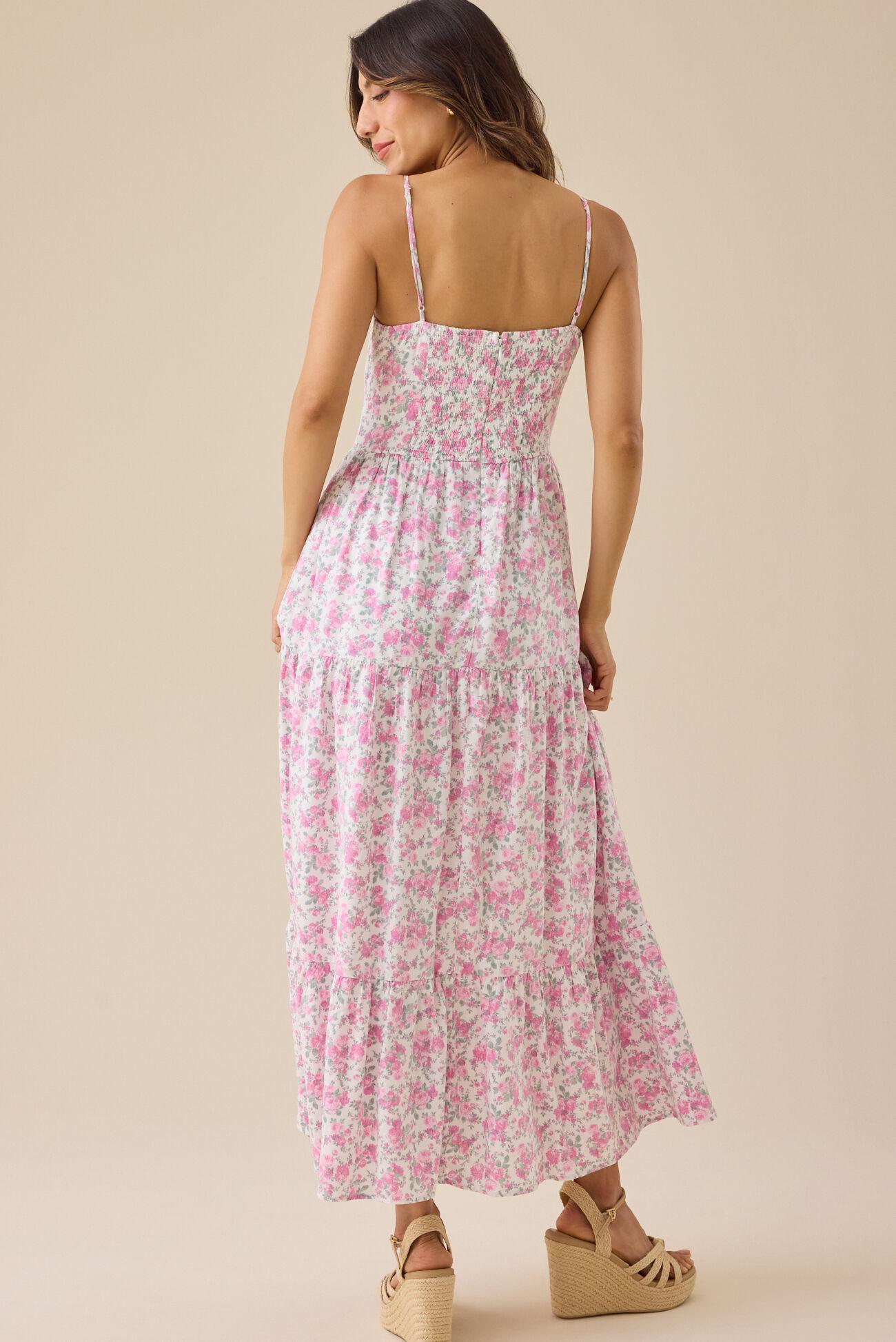 Emmi Lace Up Maxi Dress Product Image