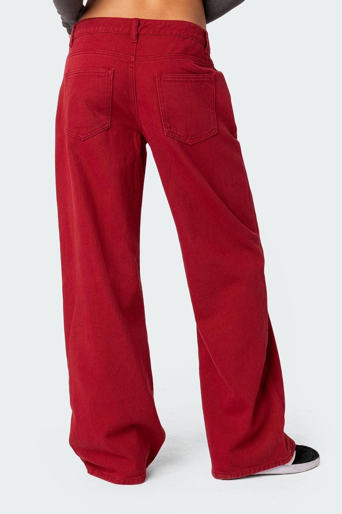 Roman Low Rise Baggy Jeans Product Image