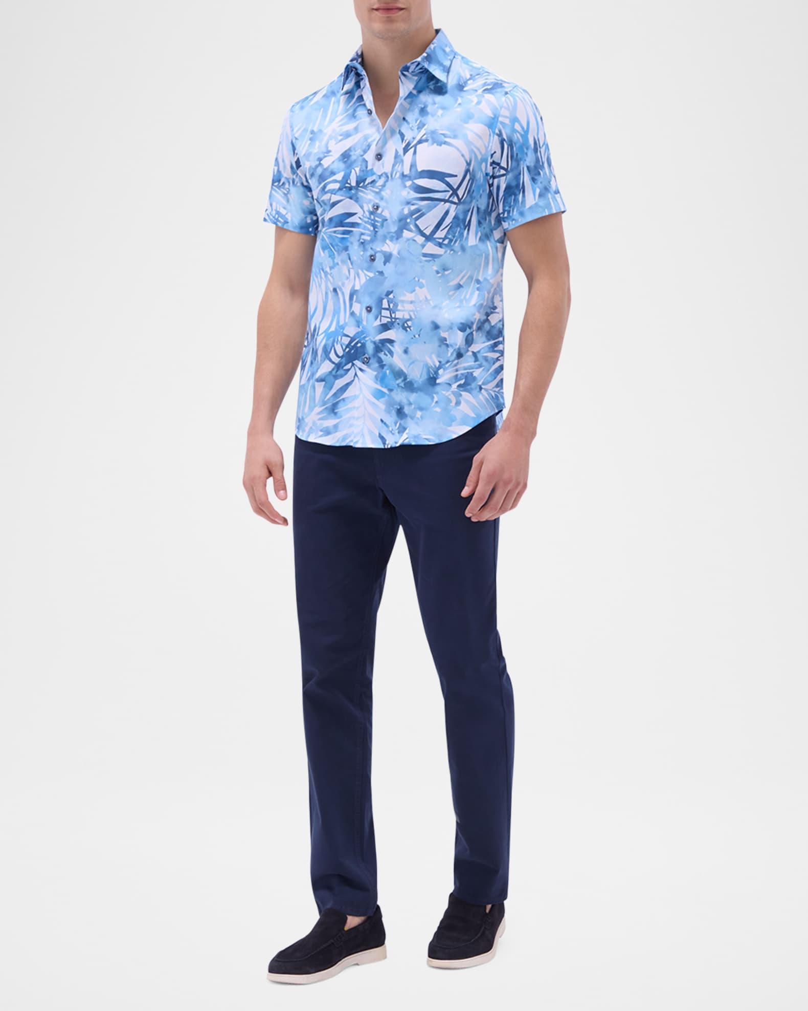 Men's Orson Woven Short-Sleeve Sport Shirt Product Image