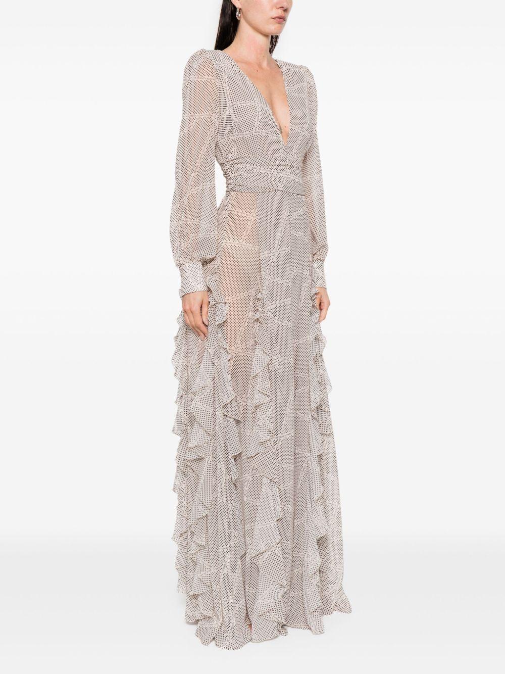 polka-dot maxi dress Product Image