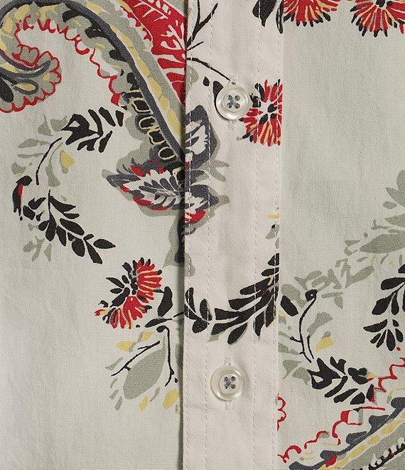 Cremieux Premium Denim Big & Tall Large Multi Paisley Stretch Woven Shirt Product Image